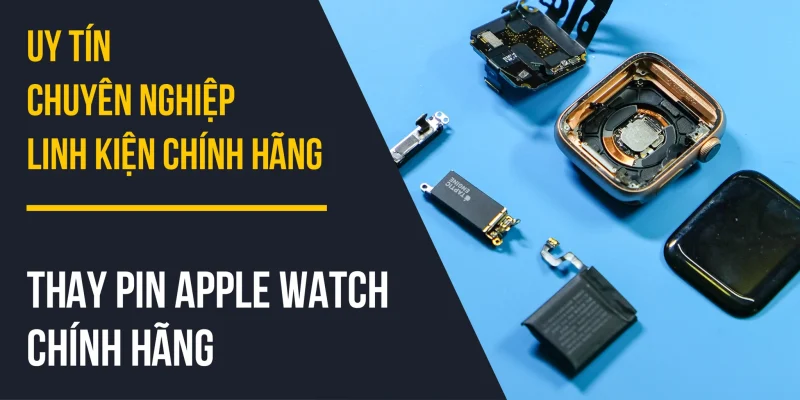 Thay pin Apple Watch Thái Nguyên